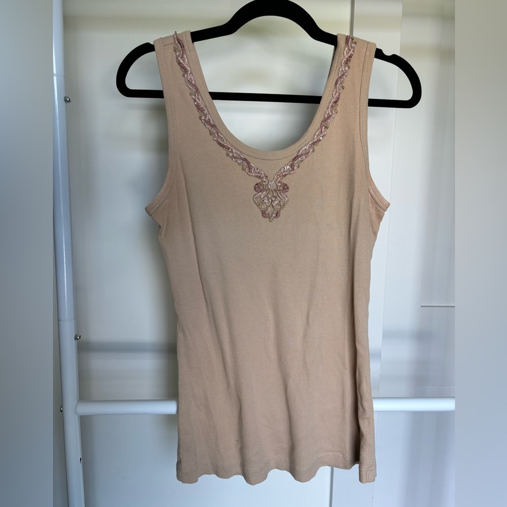 Karen Kane Embellished Tank Top